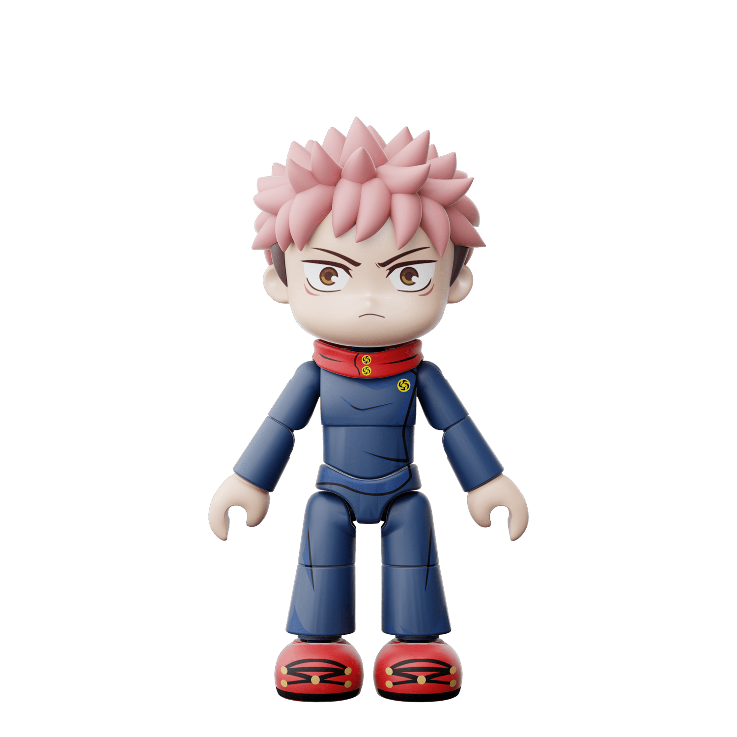 Puremind Jujutsu Kaisen Flexifigs Total Assault Buildable Figures Blind Box (1pc) Simple Puremind