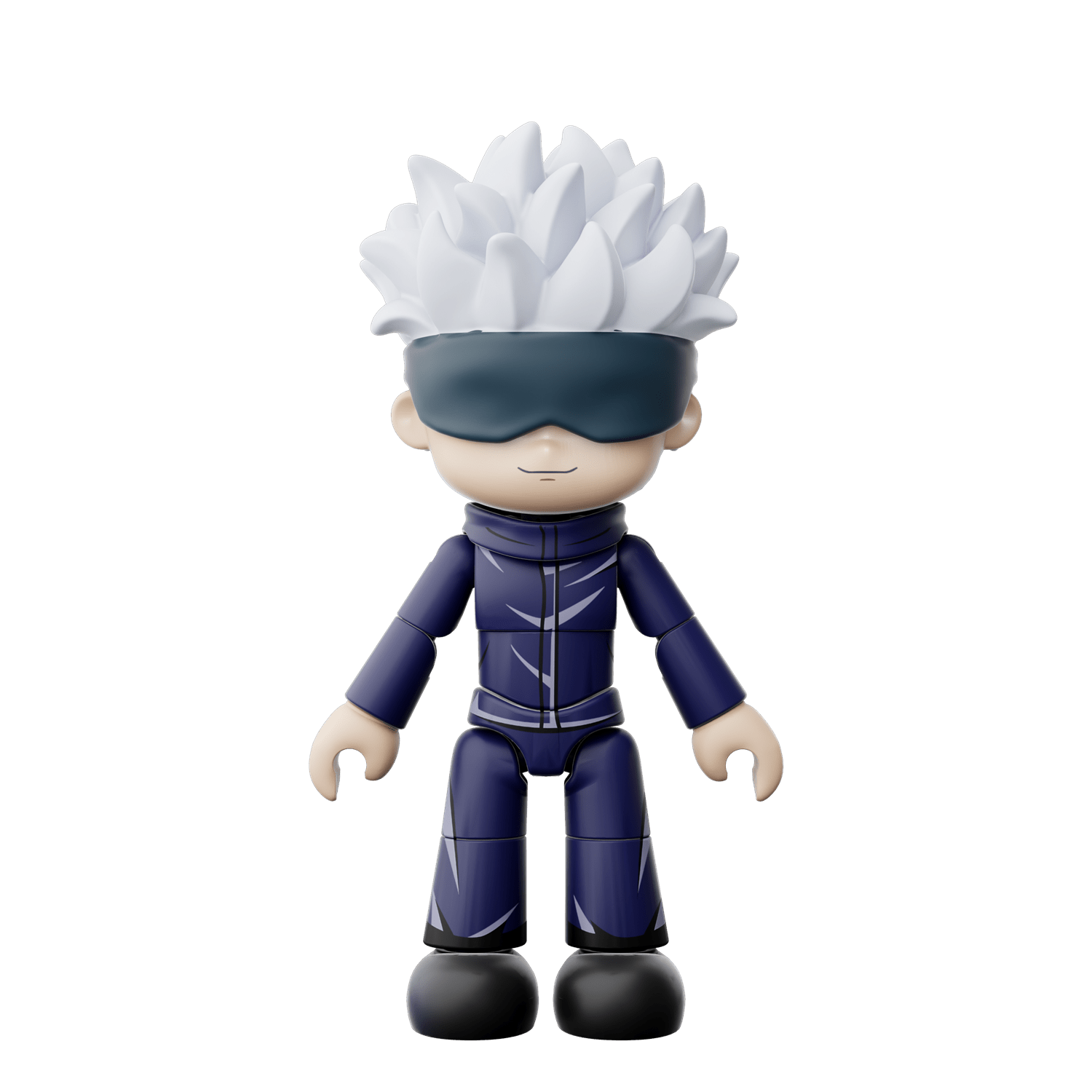 Puremind Jujutsu Kaisen Flexifigs Total Assault Buildable Figures Blind Box (1pc) Simple Puremind