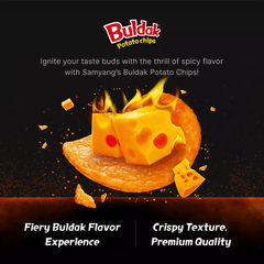 Samyang Buldak Quattro Cheese Potato Chips Simple Lay's