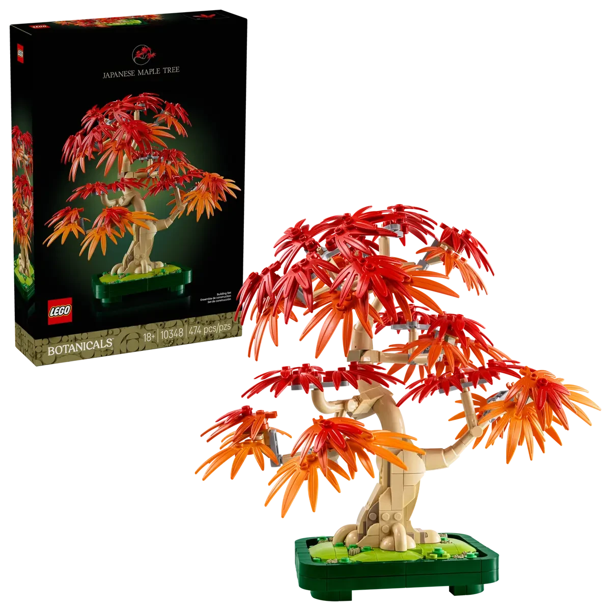 LEGO® Japanese Red Maple Bonsai Tree Showcase