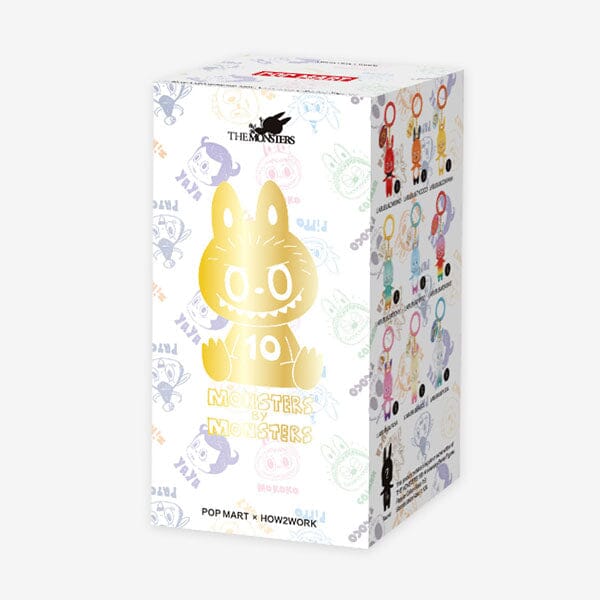 Pop Mart x THE MONSTERS: 10th Anniversary Special Edition Keyring Figurine Blind Box (1pc) Simple Pop Mart