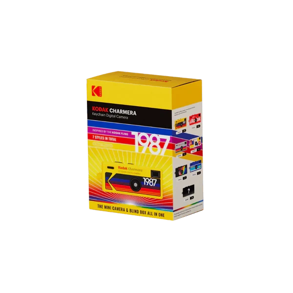 Kodak Charmera Mini Digital Camera Keychain Blind Box Collectible Simple Pinch Family