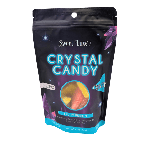 Sweet Luxe™ NEW Extra Crunchy Crystal Candy - Fruity Fusion Flavor Mix Simple Sweet Luxe™