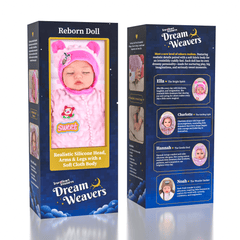 TrueHeart Treasures Dream Weavers Series 3 Weighted Reborn Lifelike Baby Dolls (4lbs) Baby Ella Simple TrueHeart Treasures