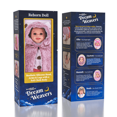TrueHeart Treasures Dream Weavers Series 3 Weighted Reborn Lifelike Baby Dolls (4lbs) Baby Charlotte Simple TrueHeart Treasures