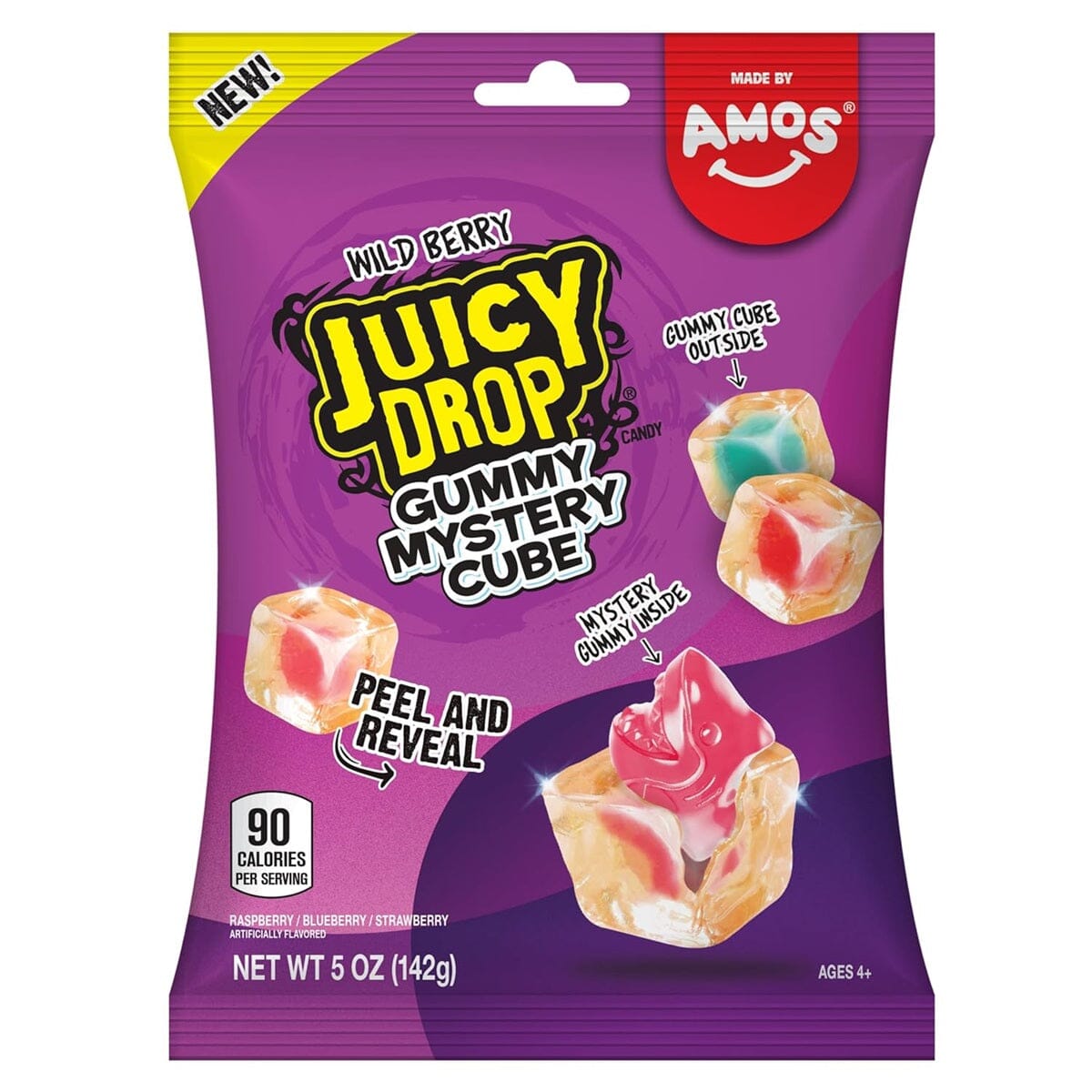 Juicy Drop Gummy Mystery Cube Wild Berry – 5oz Simple Amos Sweets