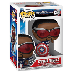 Funko Pop! Marvel: Brave New World – Captain America (Sam Wilson) Figure Simple Funko