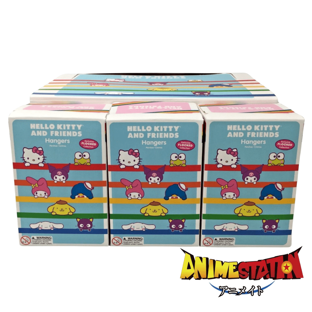 Sanrio Hello Kitty & Friends Hangers Flocked Mystery Pack (1pc) Simple Hello Kitty