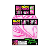 Nee Doh Candy Swirl Nice Cube Squishy Fidget Toy (1pc) Simple Nee Doh