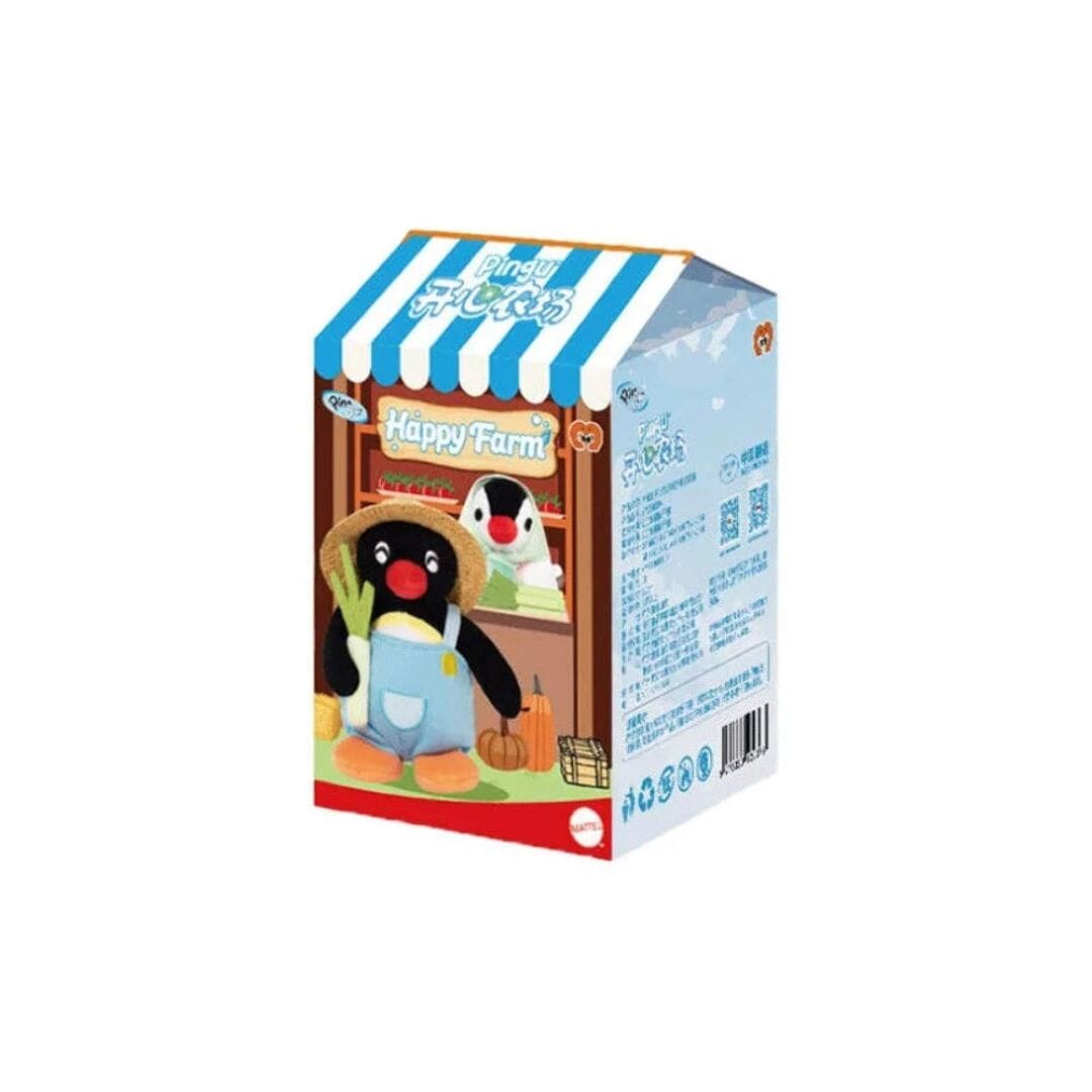 Pingu Happy Farm Series Plush Blind Box (1pc) Simple Pingu