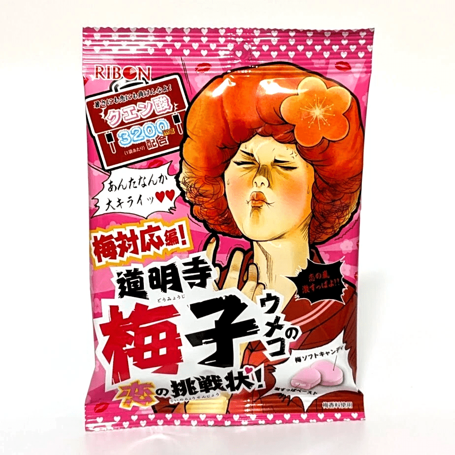 RIBON Sour Challenge! Plum Sour Candy - 60g Simple RIBON