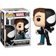 Funko Pop! Marvel – Peter Parker / Symbiote Suit with Chase (Styles May Vary) Simple Funko