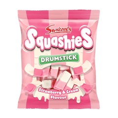 Swizzels Squashies Strawberry and Cream - 120g Imported From England Simple squa
