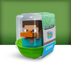 TUBBZ: Minecraft - Steve Rubber Duck Figure (Mini Edition) Simple TUBBZ