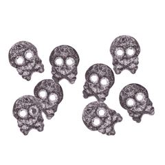 BUBS Godis: Salty Skalle Liquorice Skulls Candy (90g) Simple Showcase