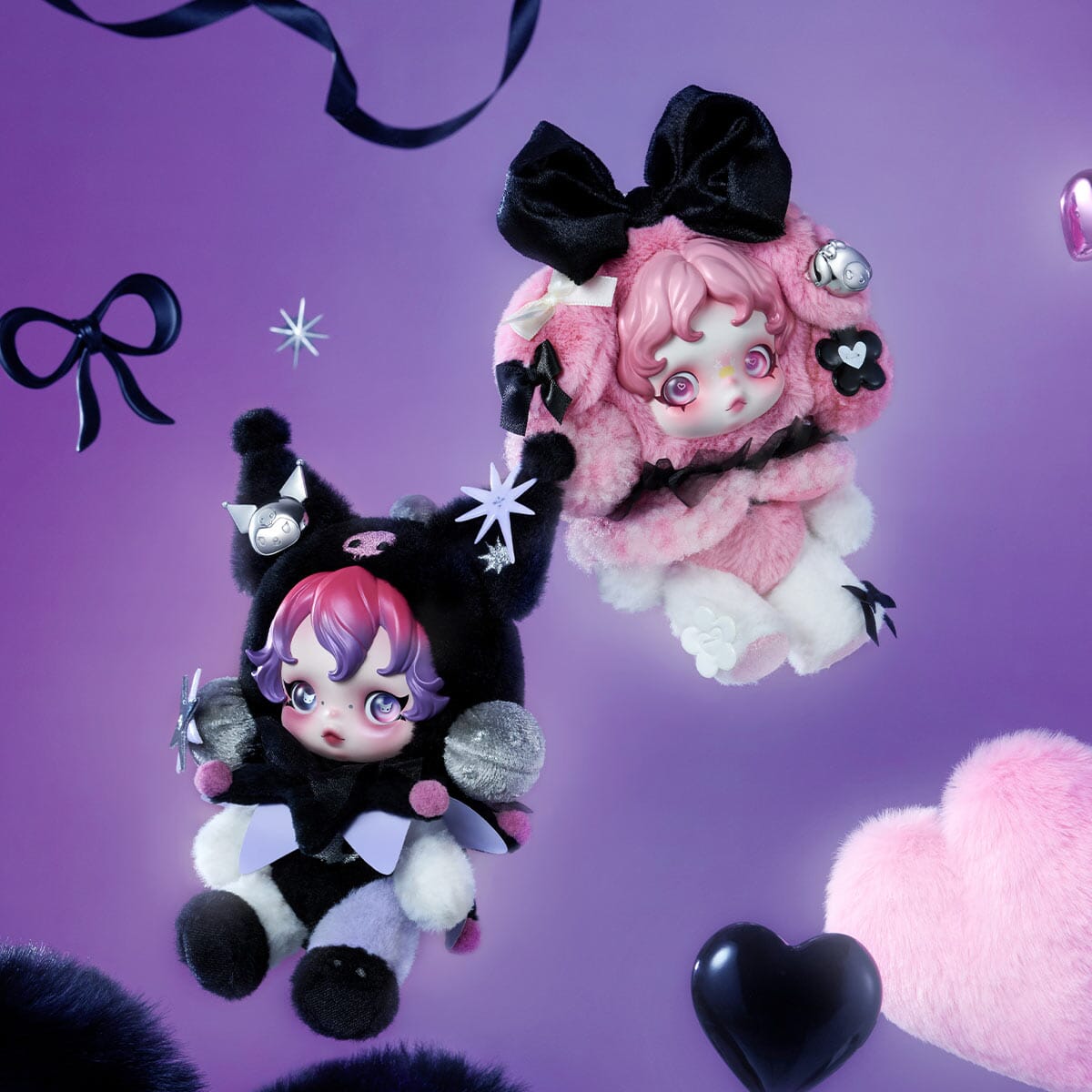 Pop Mart Skullpanda × My Melody Plush Simple Pop Mart
