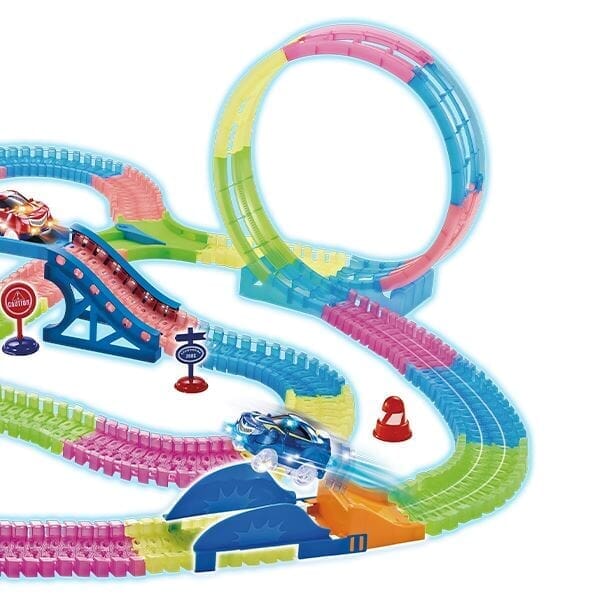 Glow Trax SuperCharged Mega Set | 326 pieces Simple Showcase