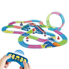 Glow Trax SuperCharged Mega Set | 326 pieces Simple Showcase