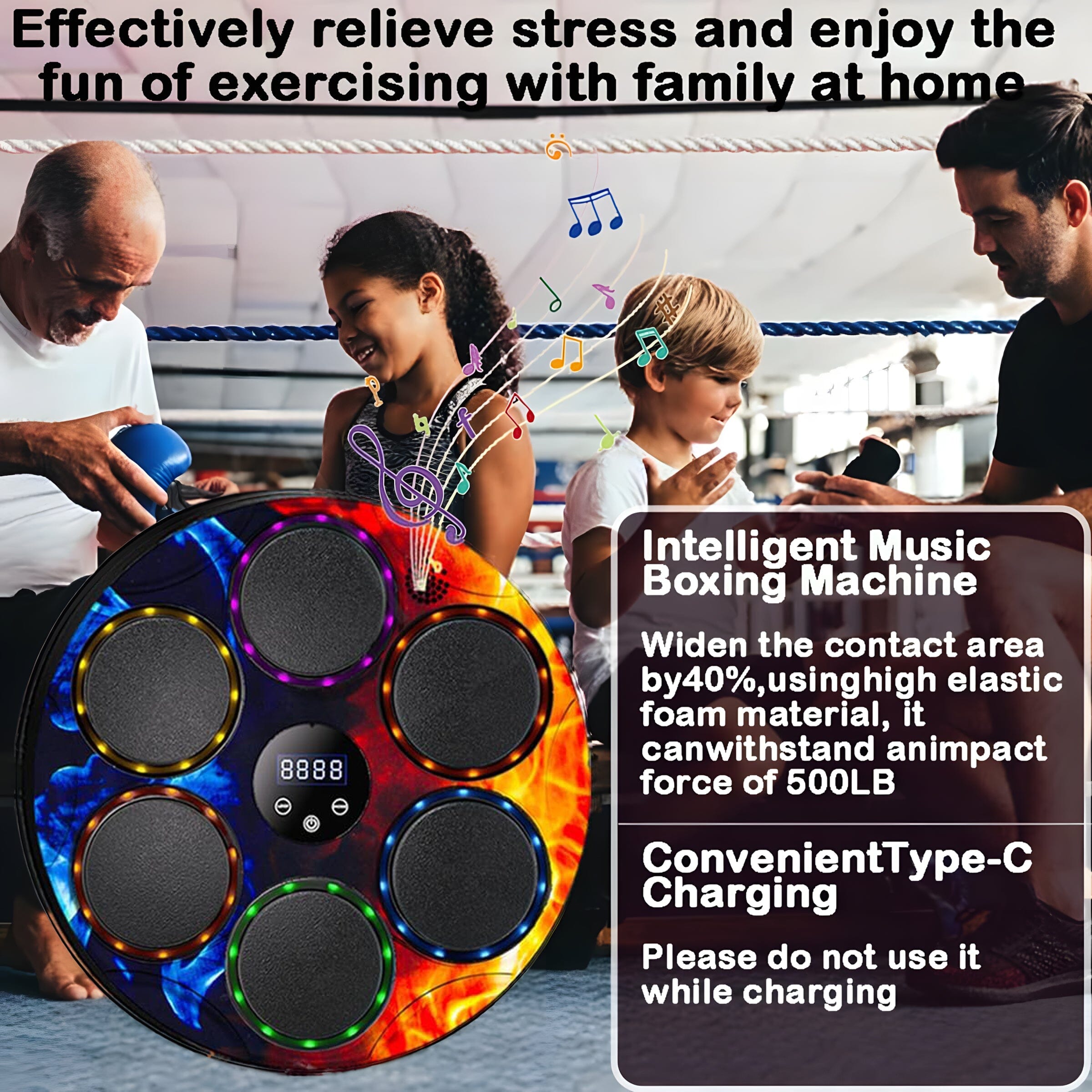 PulsePad: Light Up Boxing Trainer Simple Boxbollen