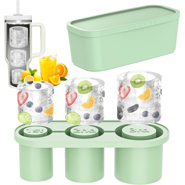 HydriEase Cup Ice Mold: Sip Effortlessly with Perfect Center Hole Simple Showcase