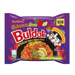 Samyang Buldak Chicken Ramen Noodles Habanero Lime (5pk) Simple Showcase
