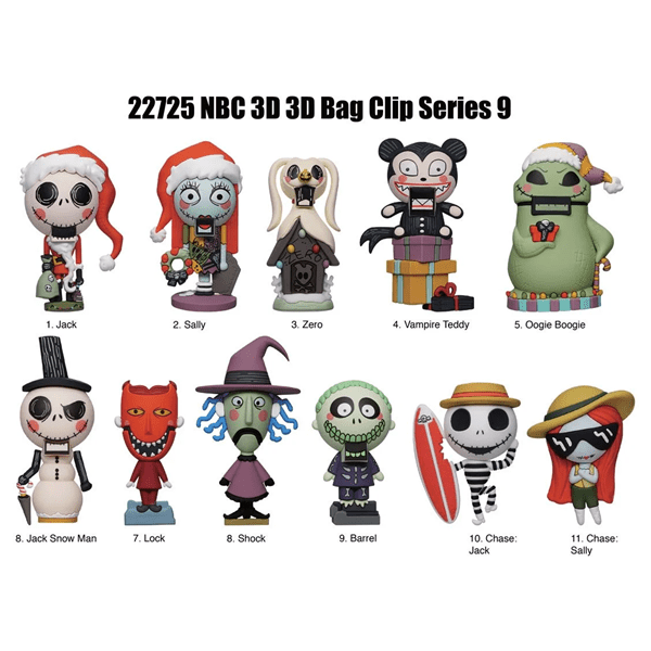 Anime 3D Clip: TNBC 3D Foam Bag Clip Series 9 (1pc) Simple Showcase