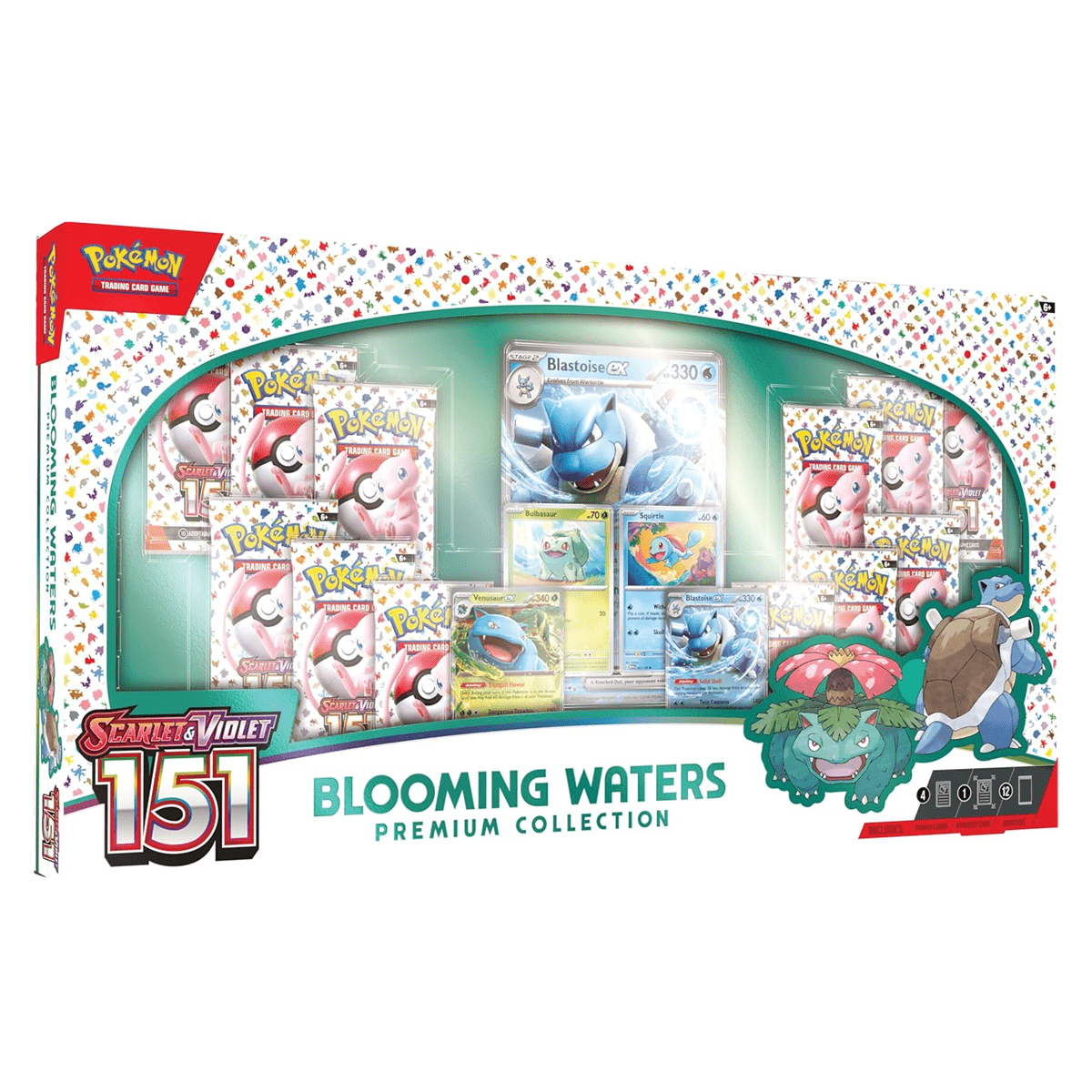 Pokémon TCG: Scarlet & Violet Blooming Waters Premium Collection 1-Box Case Showcase