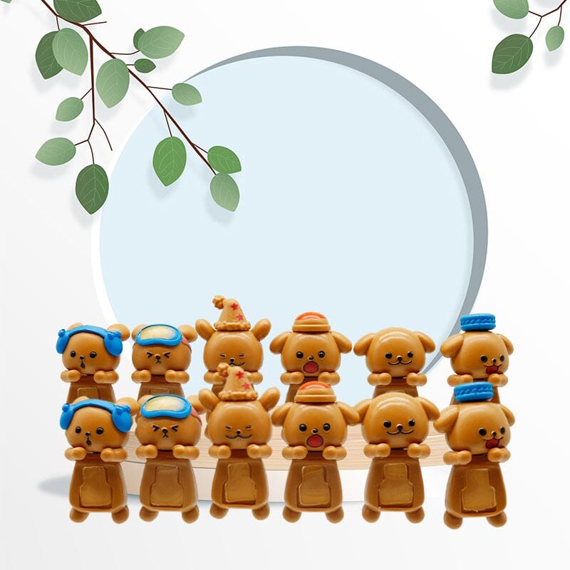 Dog Huggers: The Phone Hugging Animals Series 4 Collectable Figurine Blind Bag (1pc) Simple Exclusive