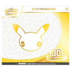 Pokémon TCG: 30th Anniversary Celebration Elite Trainer Box Simple Pokémon