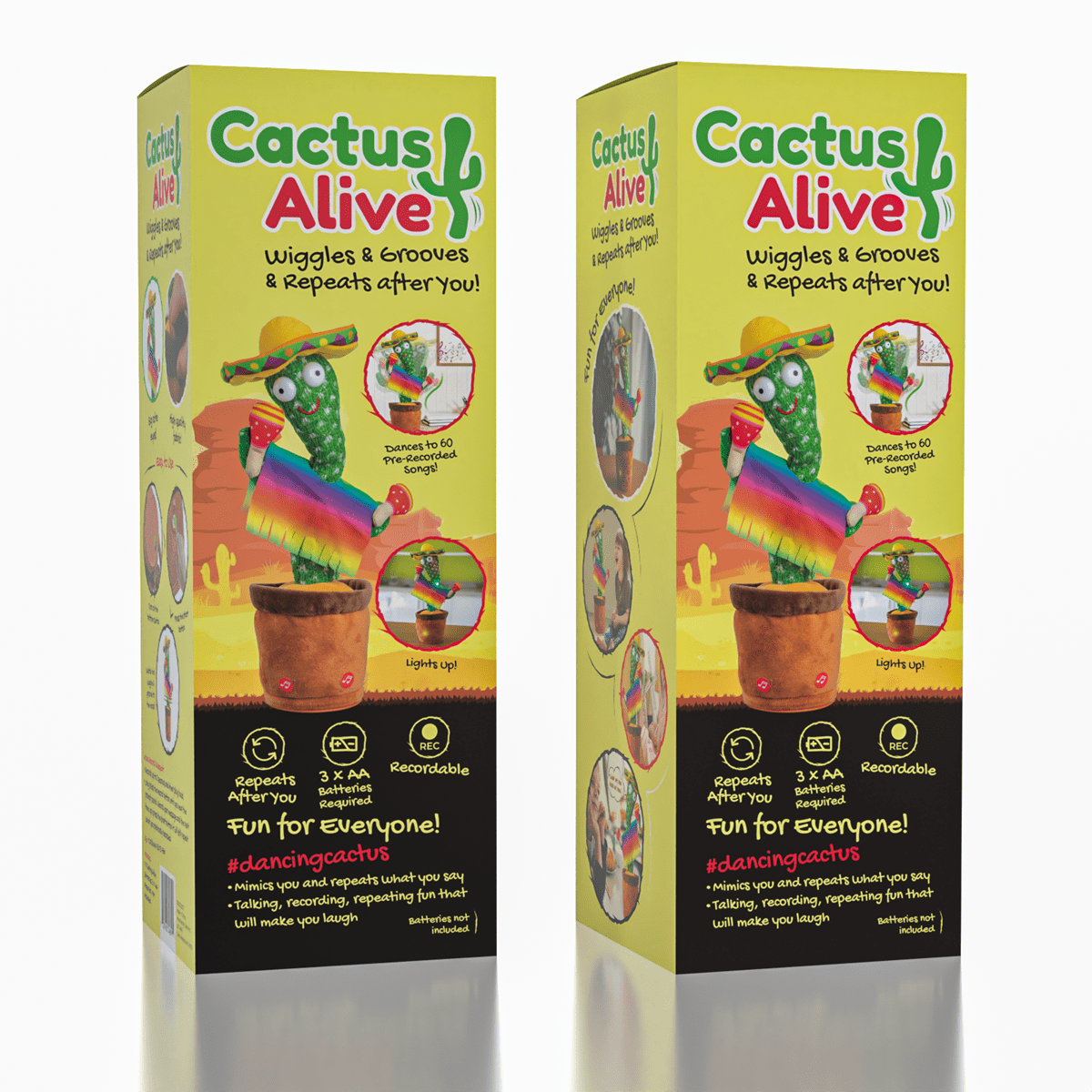 Cactus Alive #DancingCactus | w/ Sombrero & Cha-Chas | As Seen On Social Simple Exclusive