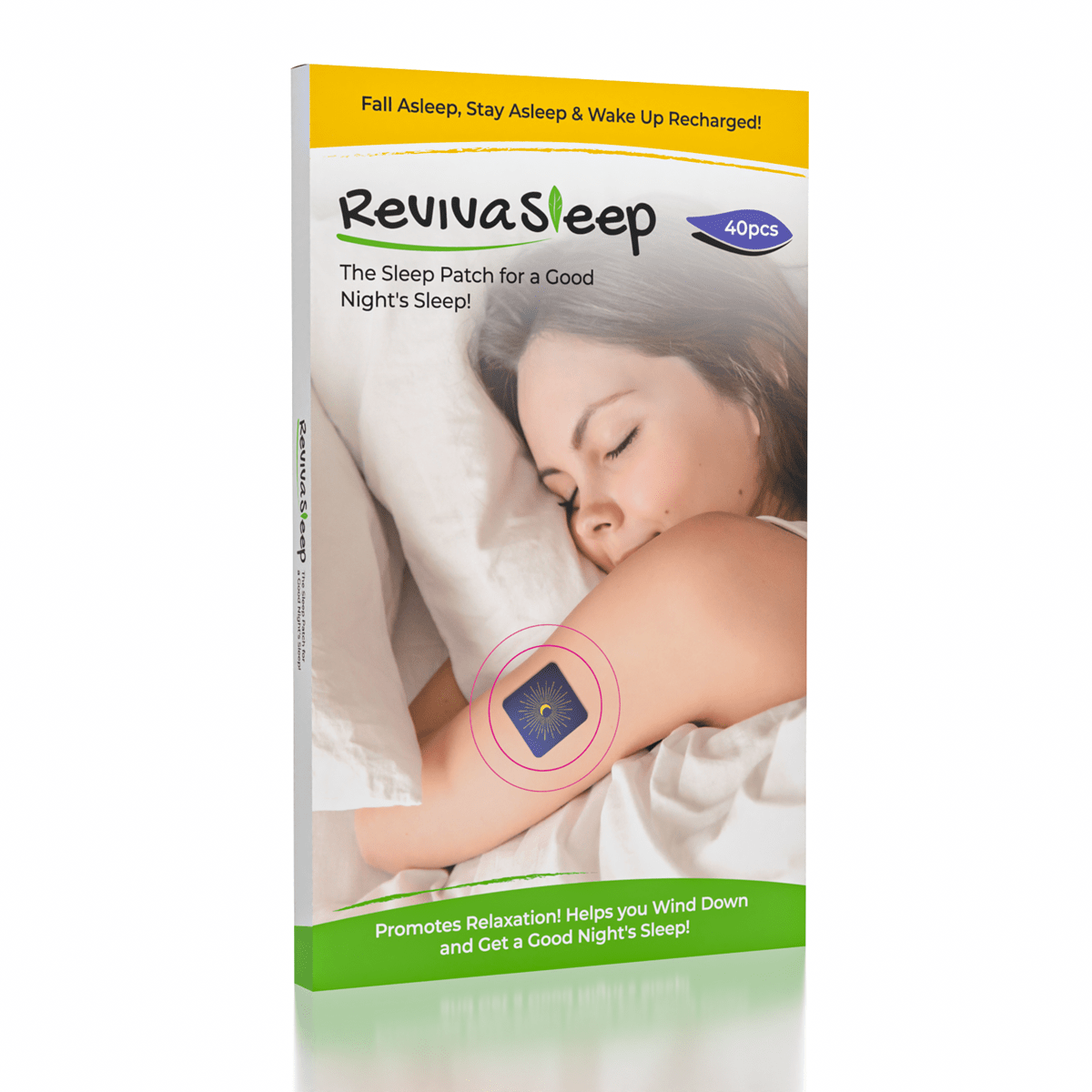 Buy RevivaSleep Patches (40pc) - Magnesium & Melatonin Stickers for Adults - Showcase Simple Exclusive