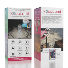 The RosaLumi LED Crystal Rose Table Lamp (16 Color Modes) Simple Exclusive
