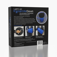 ExpandaSeat: Collapsible Stool w/ Light Up Base! Simple Exclusive