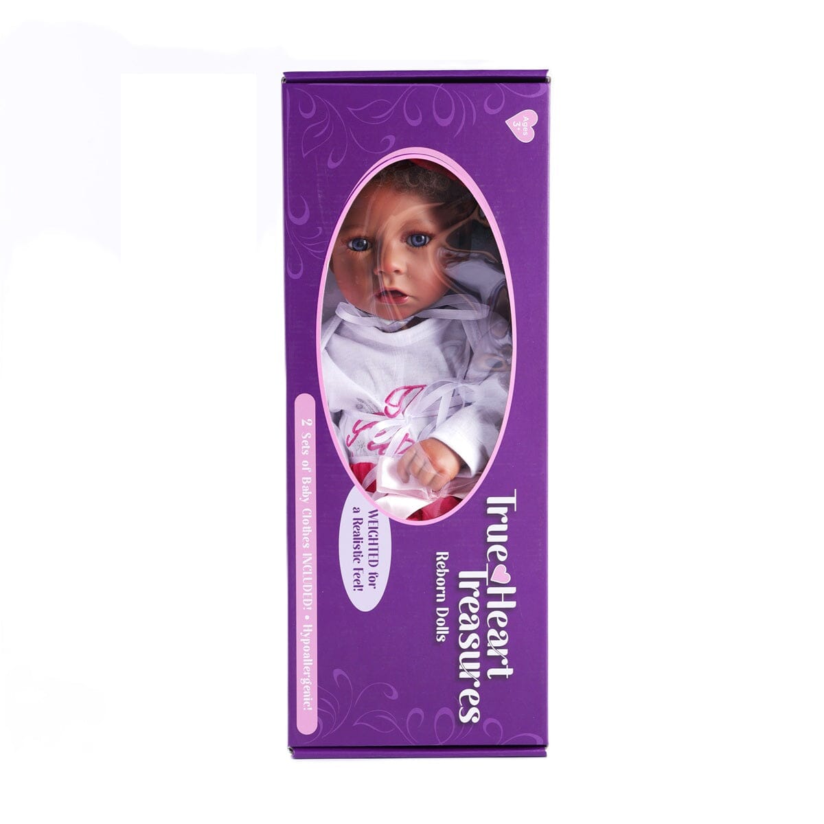 TrueHeart Treasures: Weighted Reborn Lifelike Baby Dolls (3kg) Baby Ava Simple TrueHeart Treasures