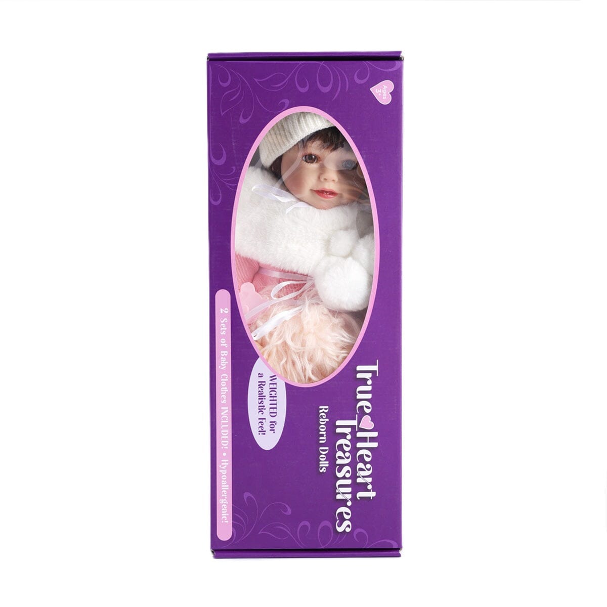 TrueHeart Treasures: Weighted Reborn Lifelike Baby Dolls (3kg) Baby Olivia Simple TrueHeart Treasures