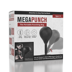 MegaPunch Portable Suction Cup Punching Bag (Includes Pump) Simple Exclusive