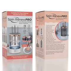 SpinRenew Pro: Spinning Ultrasonic Makeup Brush & Sponge Cleaner Machine Simple Exclusive