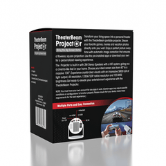TheaterBeam Projector - Mini Round Projector For Ultimate Experience Simple Exclusive