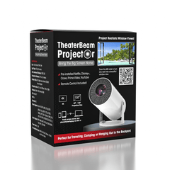 TheaterBeam Projector - Mini Round Projector For Ultimate Experience Simple Exclusive