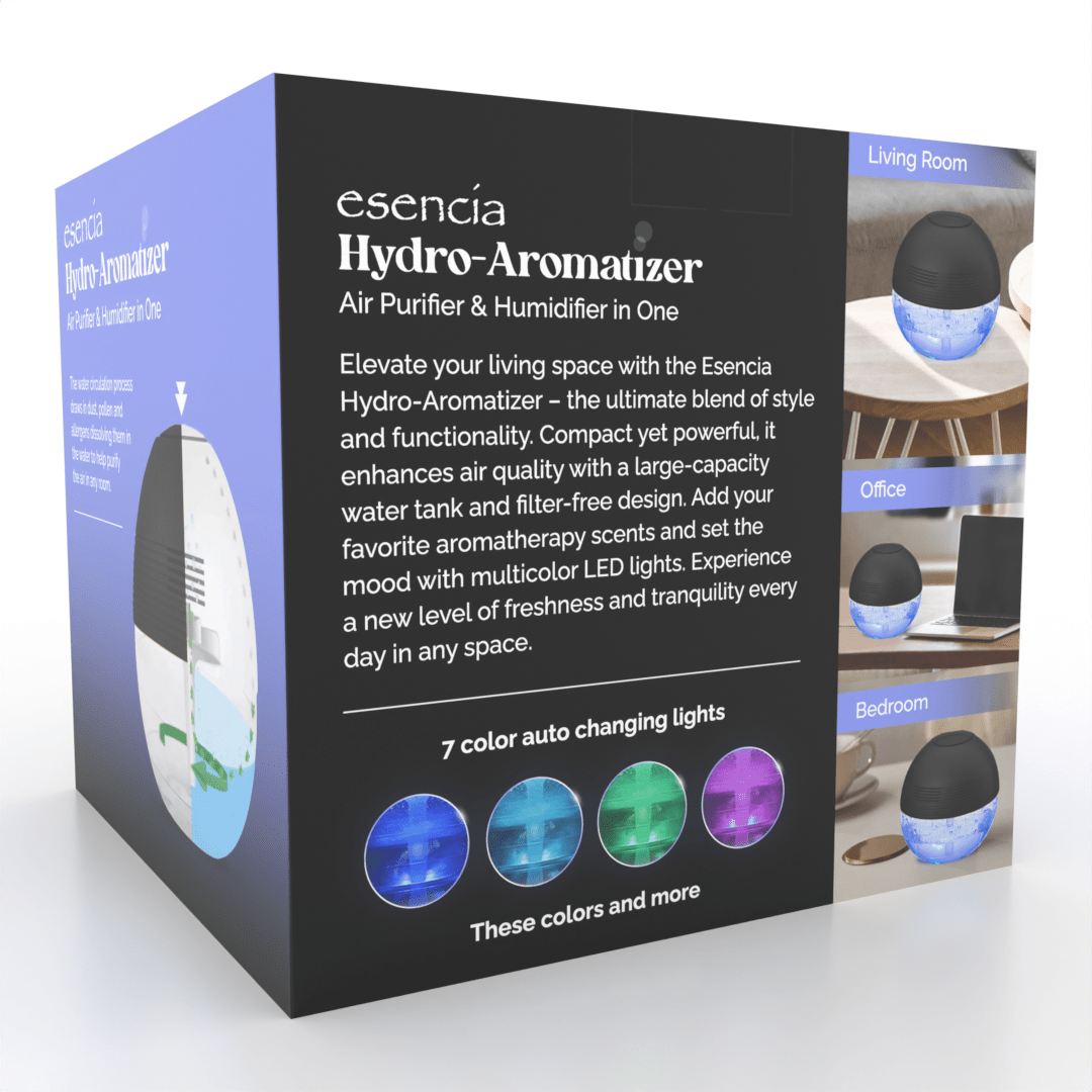 Esencia Hydro-Aromatizer: Air Purifier & Humidifier Simple Esencia