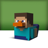 TUBBZ: Minecraft - Steve Rubber Duck Figure (Mini Edition) Simple TUBBZ