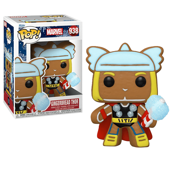 Funko Pop! Marvel: Holiday - Gingerbread Thor Vinyl Figure Simple Funko