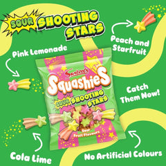 Swizzels Squashies Sour Shooting Stars - (100g) Imported From England Simple Squashies