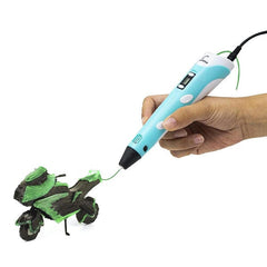 DeluxeDoodle3D Portable Rechargeable 3D Printer Pen (Filament Refills Included) Simple Showcase