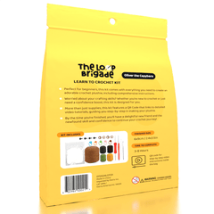 The LOOP Brigade: DIY Mini Crochet Plush Toy Complete Kit For Beginners - Oliver the Capybara Simple Exclusive
