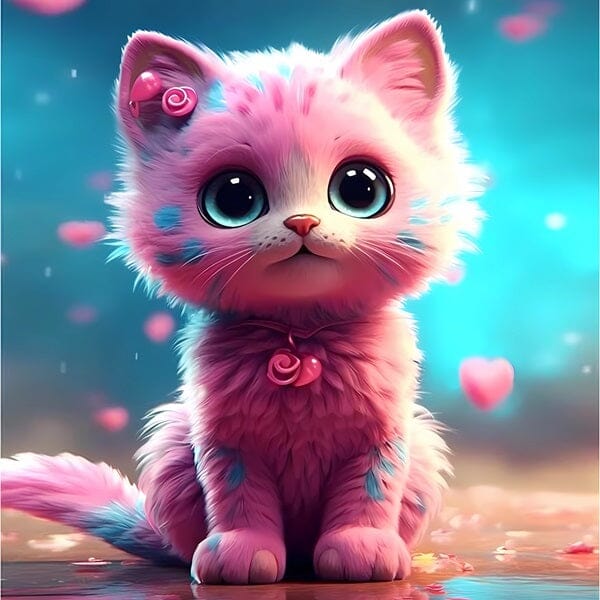 Studio Diamond Painting Full Coverage "Paws of Delights" (40cm x 40cm) Simple Studio Art