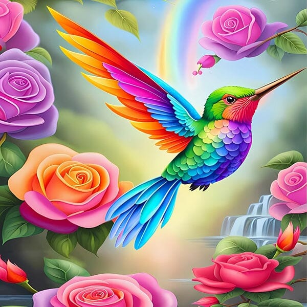 Studio Diamond Painting Full Coverage "Garden Harmony" (40cm x 40cm) Simple Studio Art