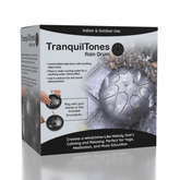 TranquilTones 6" Garden Rain Drum in Matte Black Simple Exclusive