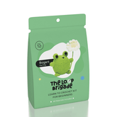 The LOOP Brigade: DIY Mini Crochet Plush Toy Complete Kit For Beginners - Bogart the Frog Simple Exclusive