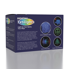 Pulsationz Bluetooth Programmable LED Curtain Lights (6.4ft) Simple Pulsationz